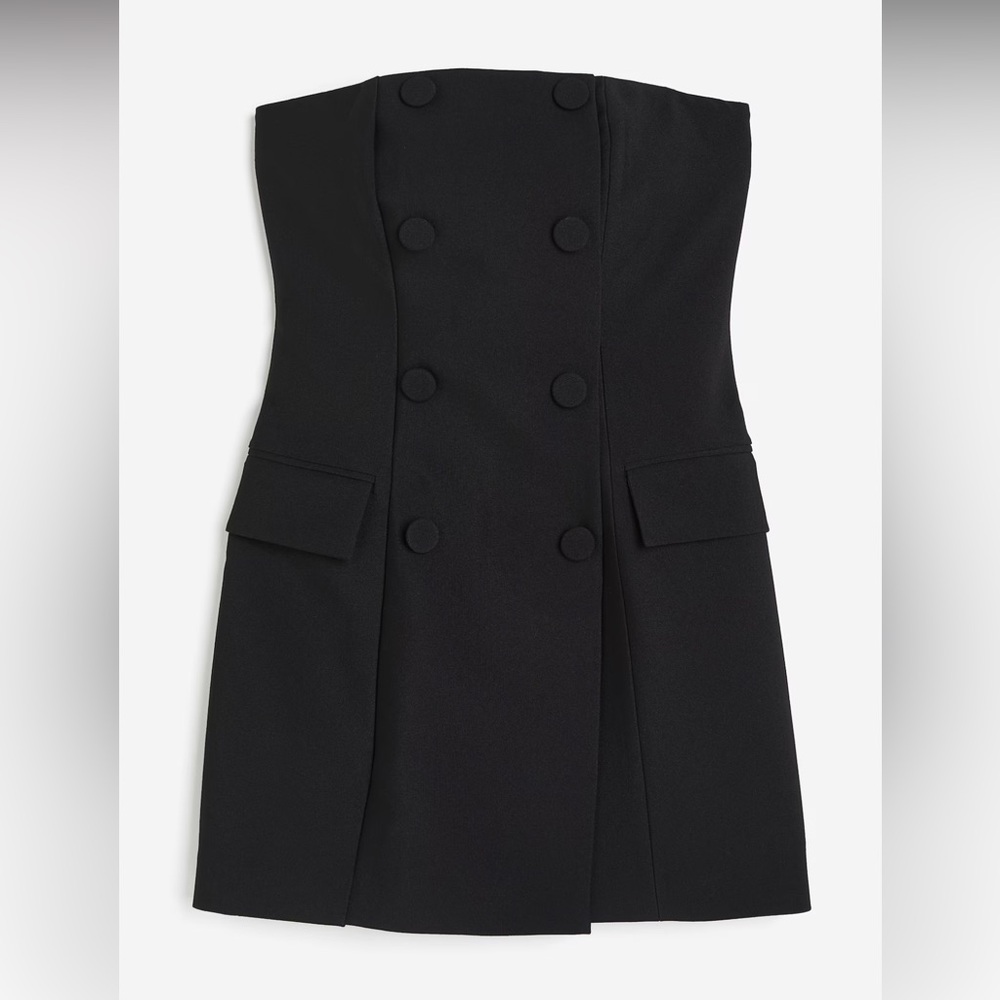 H&M Black Mini Dress